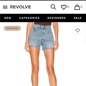 ReDone ‘50s cut off shorts NWT 29